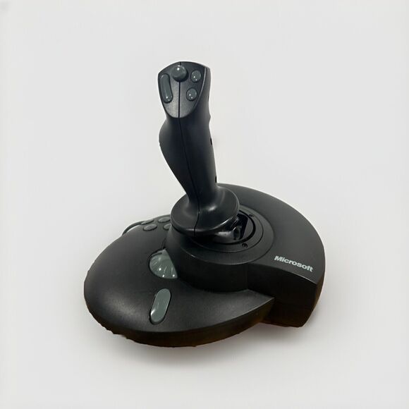 VTG Microsoft Side Winder Force Feedback Pro + Logitech Wingman Joystick Control - Picture 3 of 13